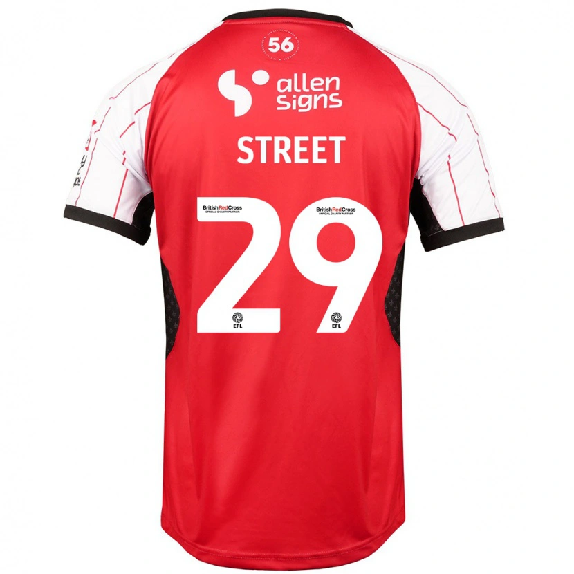 Danxen Kvinder Robert Street #29 Hvid Hjemmebane Spillertrøjer 2024/25 Trøje T-Shirt
