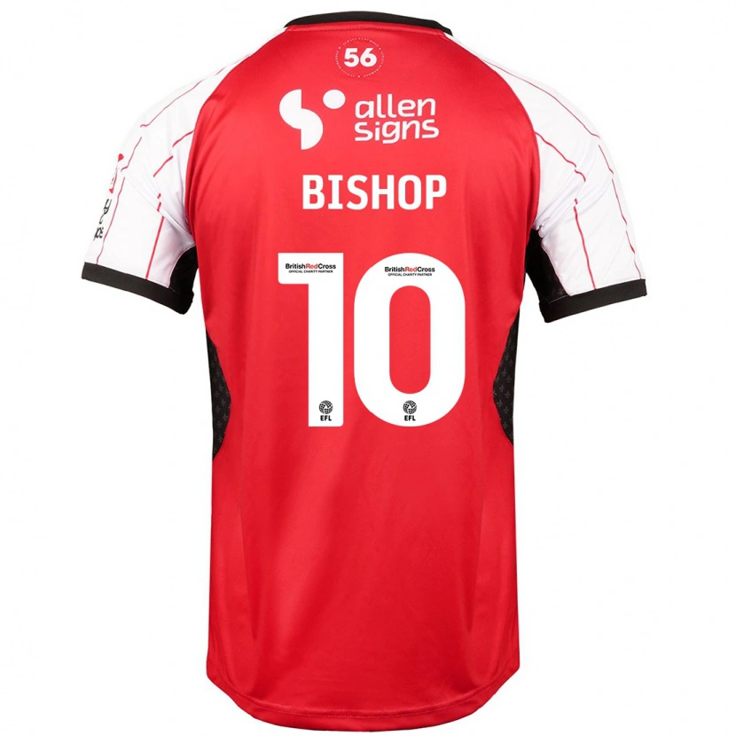 Danxen Kvinder Teddy Bishop #10 Hvid Hjemmebane Spillertrøjer 2024/25 Trøje T-Shirt