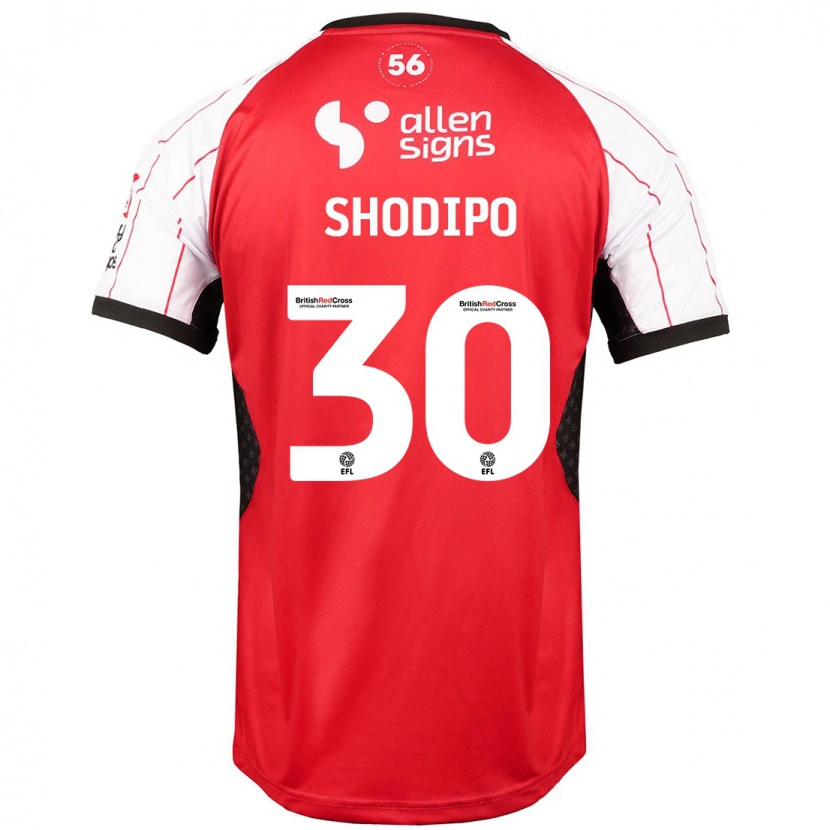 Danxen Kvinder Olamide Shodipo #30 Hvid Hjemmebane Spillertrøjer 2024/25 Trøje T-Shirt