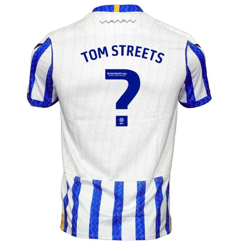 Danxen Kvinder Tom Streets #0 Blå Hvid Hjemmebane Spillertrøjer 2024/25 Trøje T-Shirt