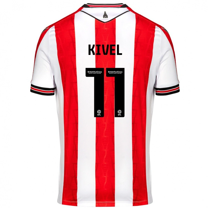 Danxen Kvinder Roisin Kivel #11 Rød Hvid Hjemmebane Spillertrøjer 2024/25 Trøje T-Shirt