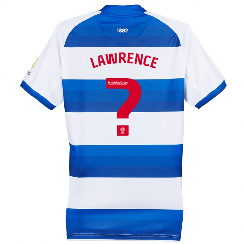 Danxen Kvinder Teddy Lawrence #0 Hvid Blå Hjemmebane Spillertrøjer 2024/25 Trøje T-Shirt