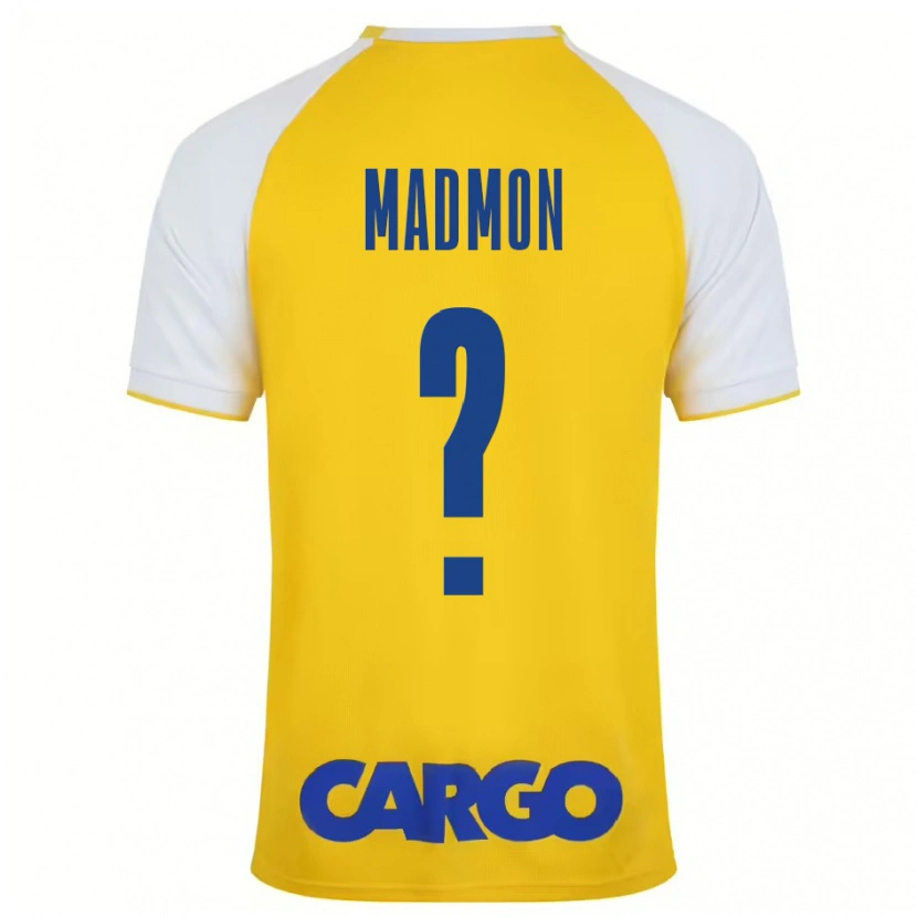 Danxen Kvinder Elad Madmon #0 Gul Hvid Hjemmebane Spillertrøjer 2024/25 Trøje T-Shirt