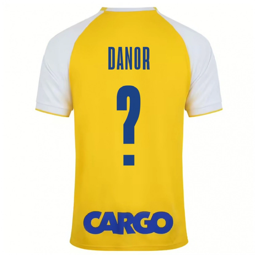 Danxen Kvinder Yaheli Danor #0 Gul Hvid Hjemmebane Spillertrøjer 2024/25 Trøje T-Shirt