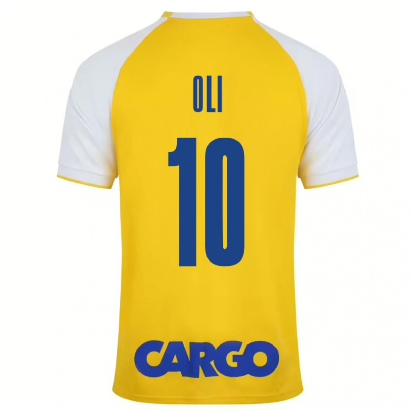 Danxen Kvinder Ido Oli #10 Gul Hvid Hjemmebane Spillertrøjer 2024/25 Trøje T-Shirt