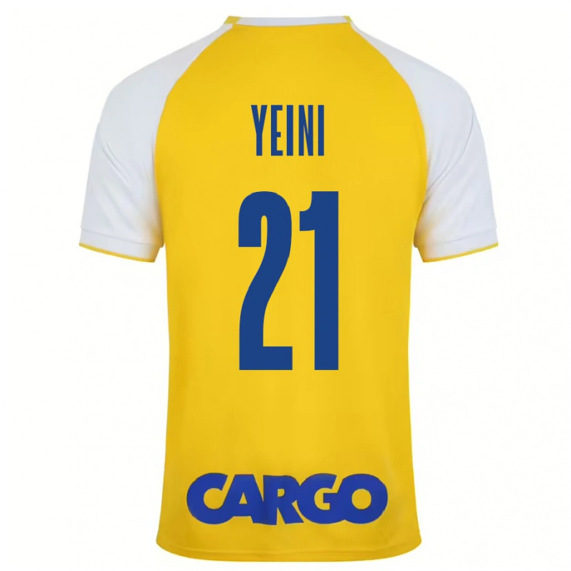 Danxen Kvinder Sheran Yeini #21 Gul Hvid Hjemmebane Spillertrøjer 2024/25 Trøje T-Shirt