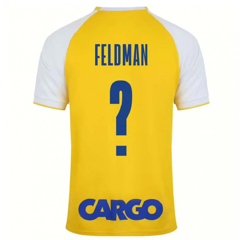 Danxen Kvinder Ron Feldman #0 Gul Hvid Hjemmebane Spillertrøjer 2024/25 Trøje T-Shirt