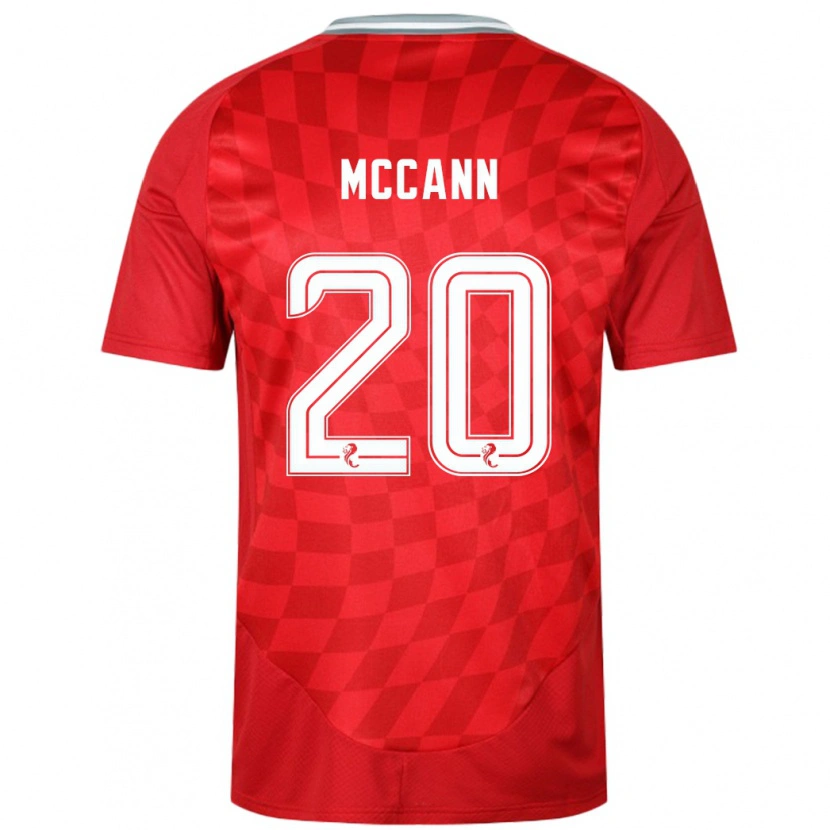 Danxen Kvinder Annalisa Mccann #20 Rød Hjemmebane Spillertrøjer 2024/25 Trøje T-Shirt