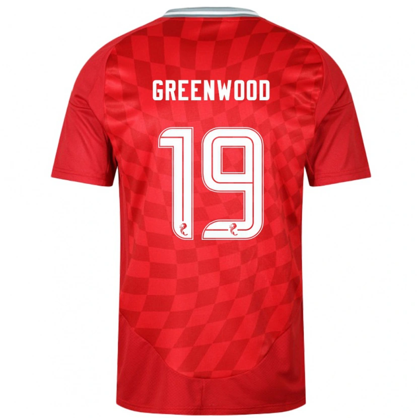Danxen Kvinder Brodie Greenwood #19 Rød Hjemmebane Spillertrøjer 2024/25 Trøje T-Shirt