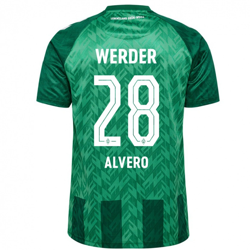Danxen Kvinder Skelly Alvero #28 Grøn Hjemmebane Spillertrøjer 2024/25 Trøje T-Shirt