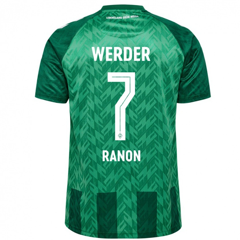 Danxen Kvinder Yuval Ranon #7 Grøn Hjemmebane Spillertrøjer 2024/25 Trøje T-Shirt