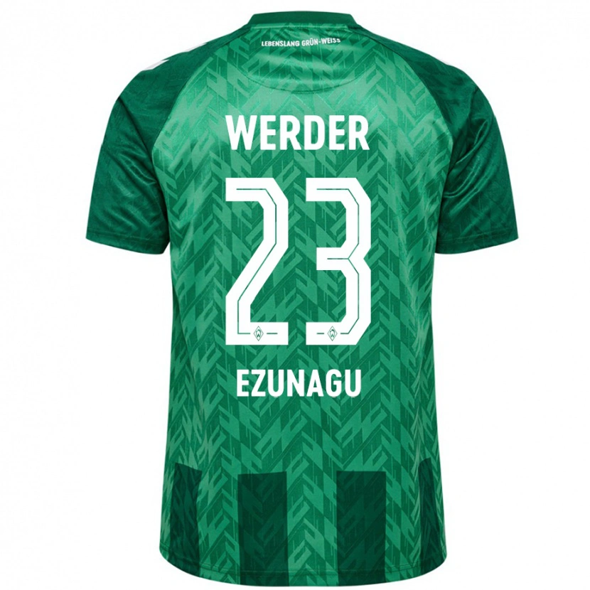 Danxen Kvinder Ike Ezunagu #23 Grøn Hjemmebane Spillertrøjer 2024/25 Trøje T-Shirt