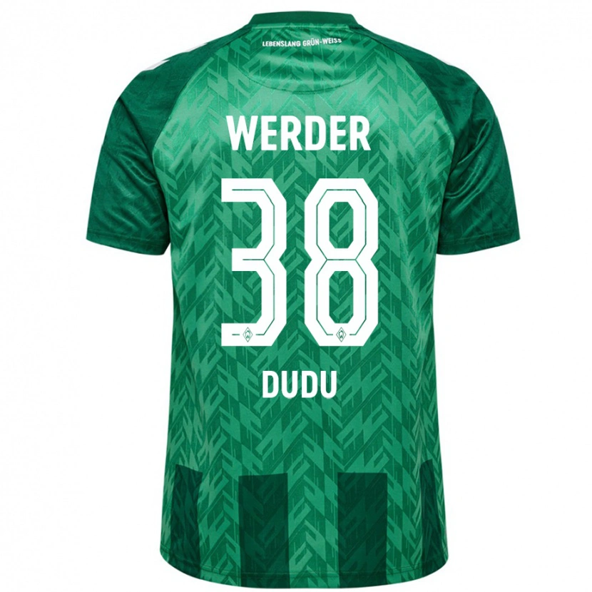 Danxen Kvinder Dudu #38 Grøn Hjemmebane Spillertrøjer 2024/25 Trøje T-Shirt