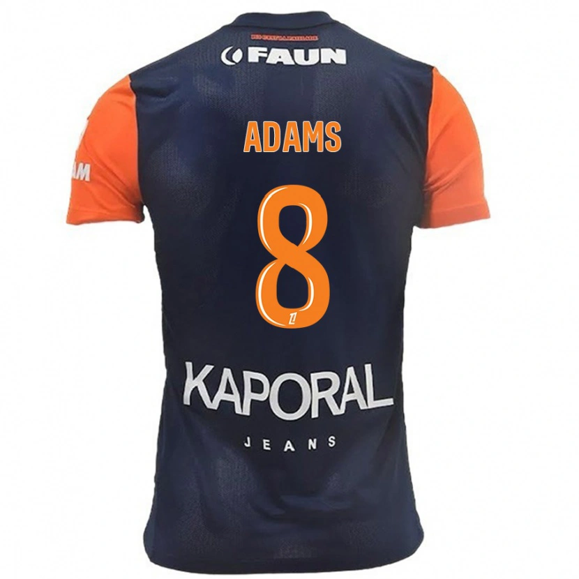 Danxen Kvinder Akor Adams #8 Marineblå Orange Hjemmebane Spillertrøjer 2024/25 Trøje T-Shirt
