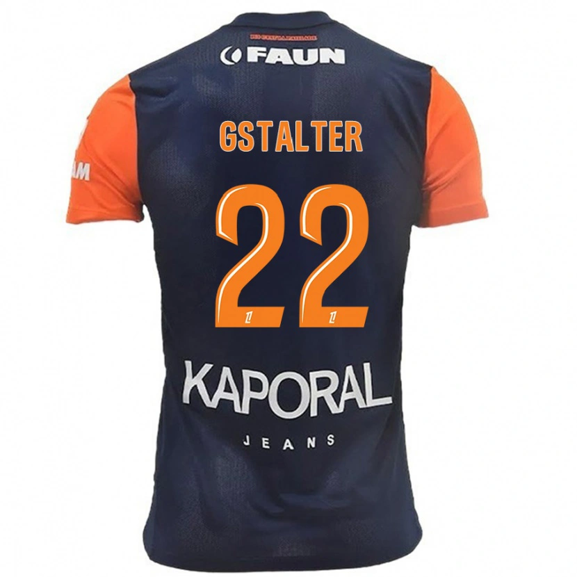 Danxen Kvinder Lola Gstalter #22 Marineblå Orange Hjemmebane Spillertrøjer 2024/25 Trøje T-Shirt