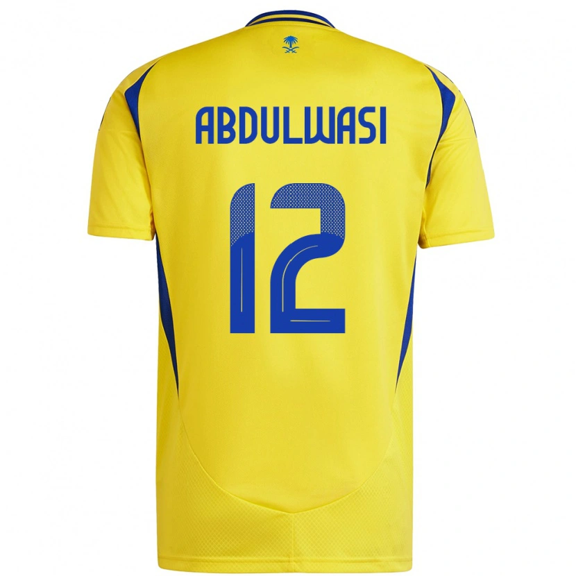 Danxen Kvinder Dalal Abdulwasi #12 Gul Blå Hjemmebane Spillertrøjer 2024/25 Trøje T-Shirt