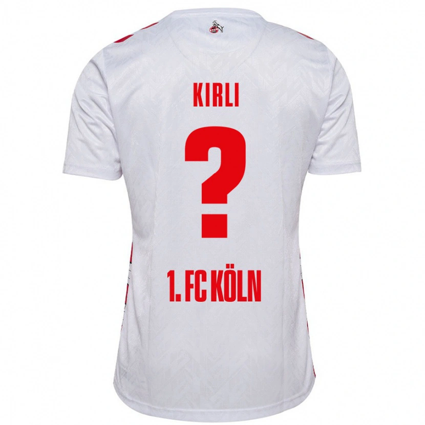 Danxen Kvinder Celil-Noah Kirli #0 Hvid Rød Hjemmebane Spillertrøjer 2024/25 Trøje T-Shirt
