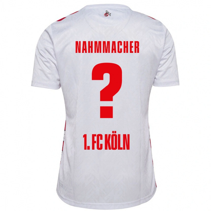 Danxen Kvinder Emil Nahmmacher #0 Hvid Rød Hjemmebane Spillertrøjer 2024/25 Trøje T-Shirt