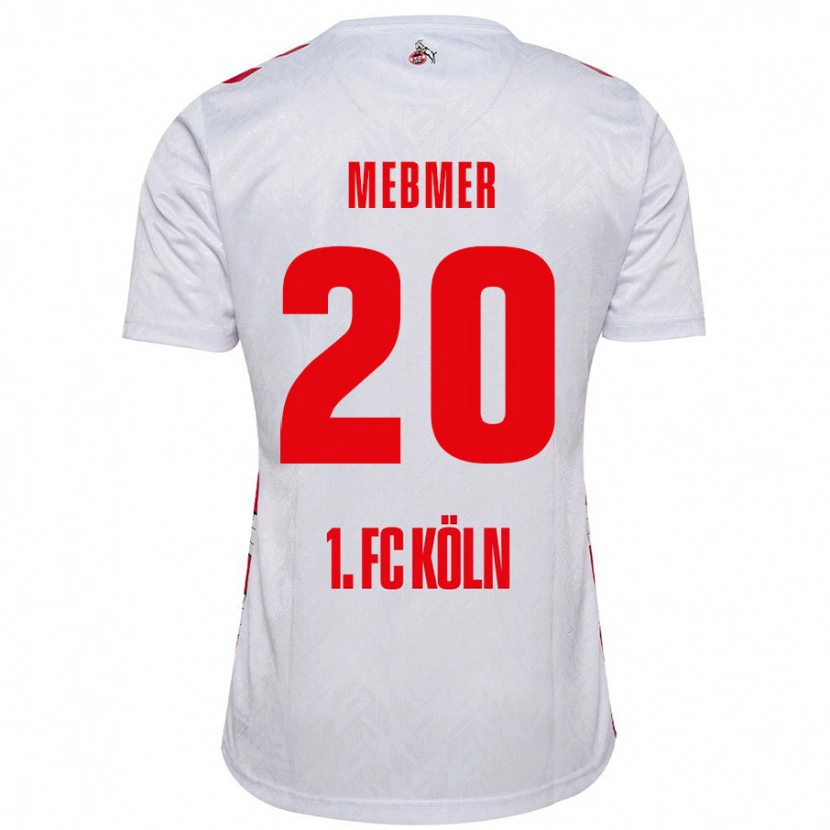 Danxen Kvinder Meike Meßmer #20 Hvid Rød Hjemmebane Spillertrøjer 2024/25 Trøje T-Shirt