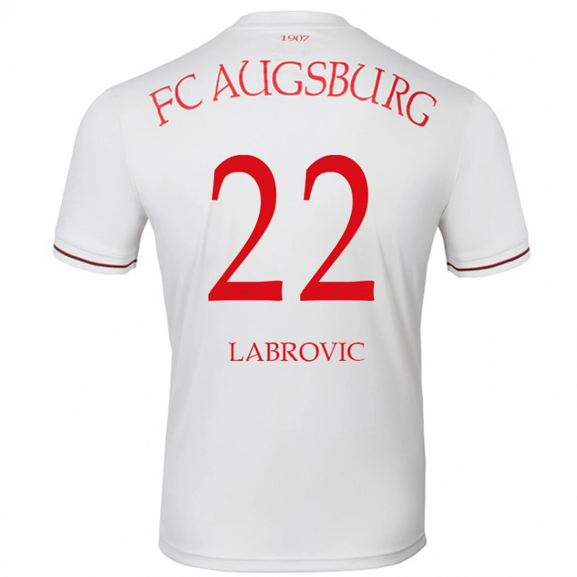 Danxen Kvinder Nediljko Labrovic #22 Hvid Hjemmebane Spillertrøjer 2024/25 Trøje T-Shirt