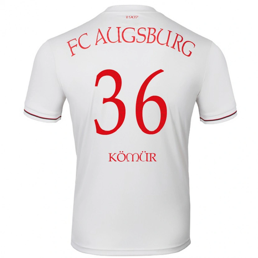 Danxen Kvinder Mert Kömür #36 Hvid Hjemmebane Spillertrøjer 2024/25 Trøje T-Shirt