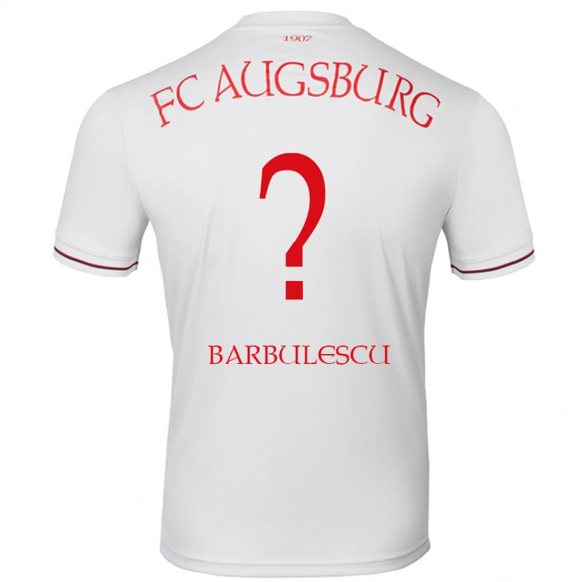 Danxen Kvinder Luca Bărbulescu #0 Hvid Hjemmebane Spillertrøjer 2024/25 Trøje T-Shirt