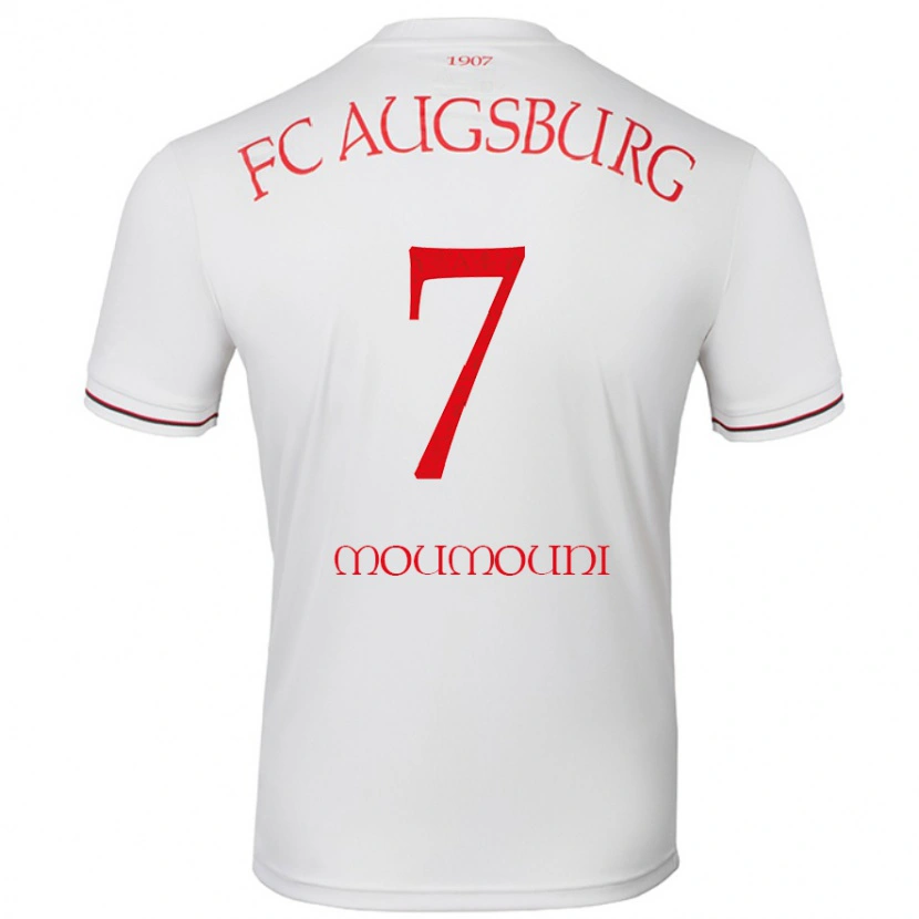 Danxen Kvinder Faris Moumouni #7 Hvid Hjemmebane Spillertrøjer 2024/25 Trøje T-Shirt