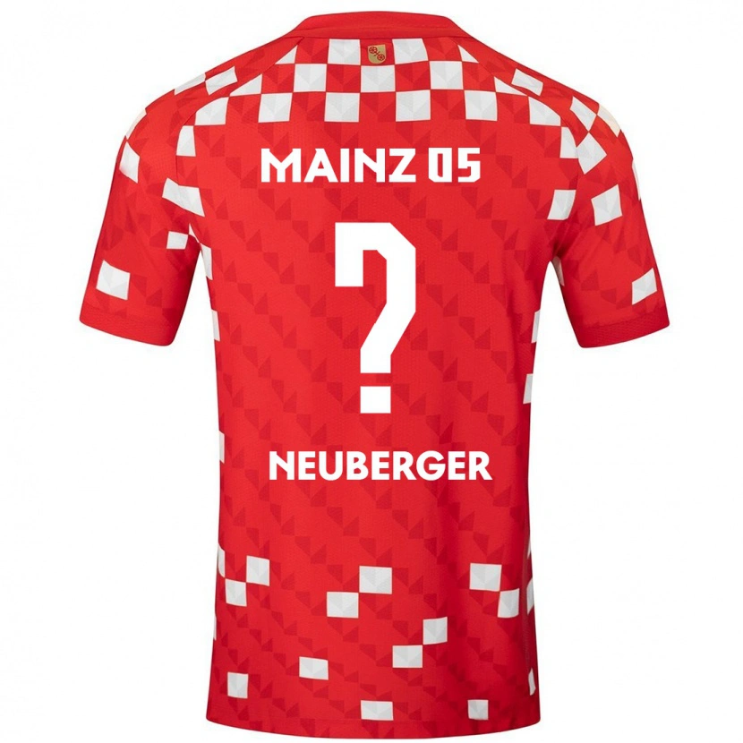 Danxen Kvinder Emely Neuberger #0 Hvid Rød Hjemmebane Spillertrøjer 2024/25 Trøje T-Shirt