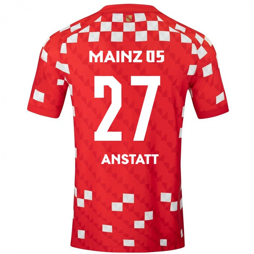 Danxen Kvinder Nadine Anstatt #27 Hvid Rød Hjemmebane Spillertrøjer 2024/25 Trøje T-Shirt