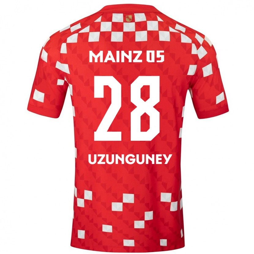 Danxen Kvinder Ebru Uzungüney #28 Hvid Rød Hjemmebane Spillertrøjer 2024/25 Trøje T-Shirt