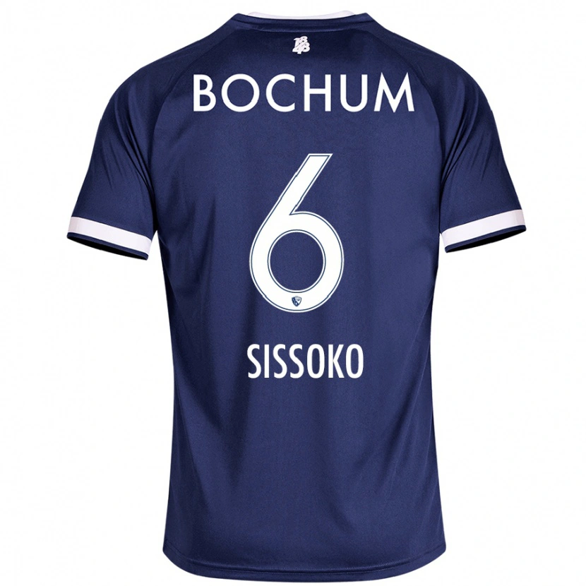 Danxen Kvinder Ibrahima Sissoko #6 Mørkeblå Hjemmebane Spillertrøjer 2024/25 Trøje T-Shirt