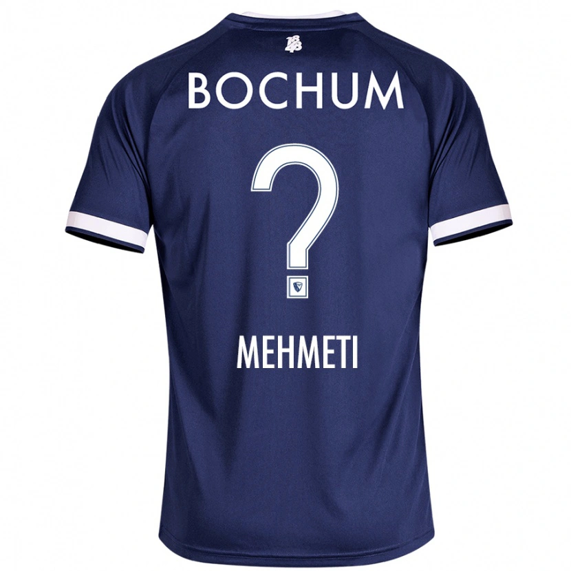 Danxen Kvinder Enis Mehmeti #0 Mørkeblå Hjemmebane Spillertrøjer 2024/25 Trøje T-Shirt