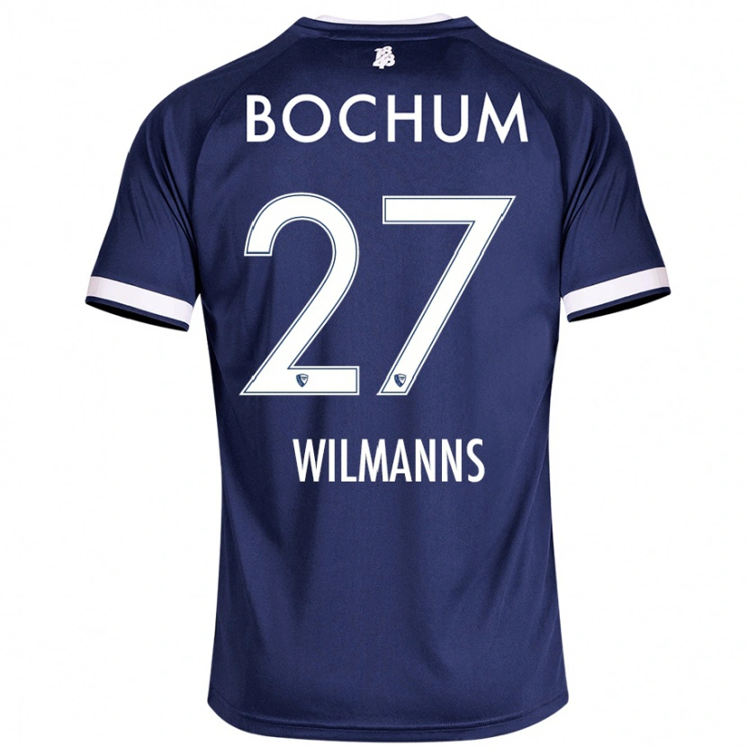 Danxen Kvinder Anjo Wilmanns #27 Mørkeblå Hjemmebane Spillertrøjer 2024/25 Trøje T-Shirt