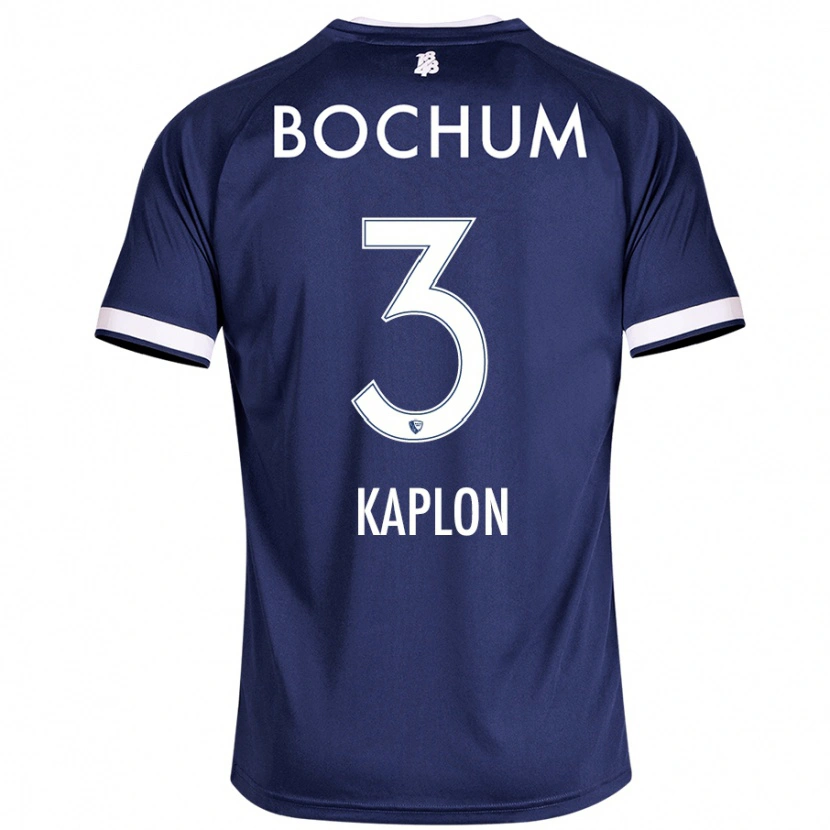 Danxen Kvinder Frauke Kaplon #3 Mørkeblå Hjemmebane Spillertrøjer 2024/25 Trøje T-Shirt