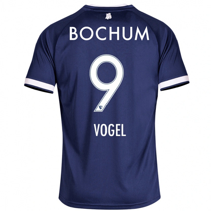 Danxen Kvinder Alessandra Vogel #9 Mørkeblå Hjemmebane Spillertrøjer 2024/25 Trøje T-Shirt
