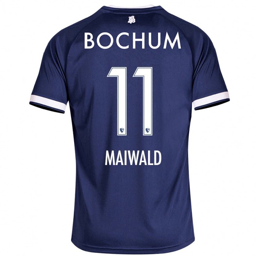 Danxen Kvinder Anna Maiwald #11 Mørkeblå Hjemmebane Spillertrøjer 2024/25 Trøje T-Shirt
