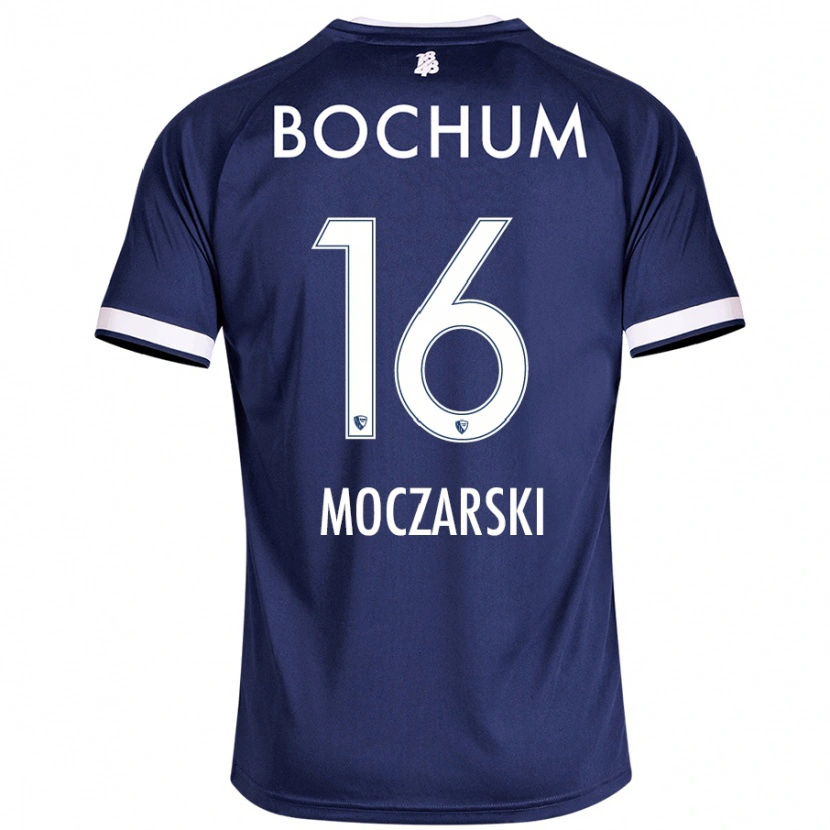 Danxen Kvinder Anna Moczarski #16 Mørkeblå Hjemmebane Spillertrøjer 2024/25 Trøje T-Shirt