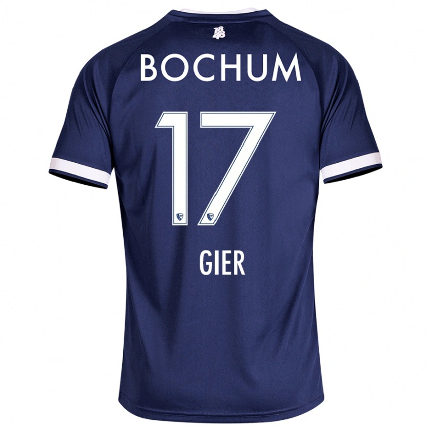 Danxen Kvinder Madeline Gier #17 Mørkeblå Hjemmebane Spillertrøjer 2024/25 Trøje T-Shirt