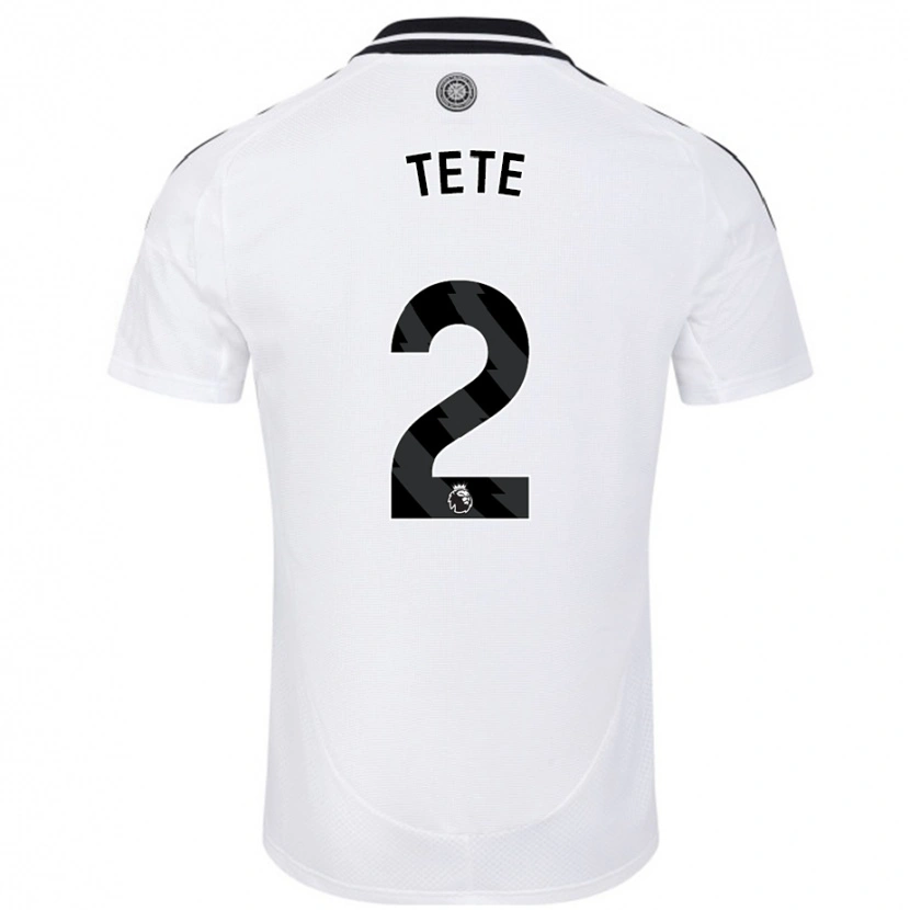 Danxen Kvinder Kenny Tete #2 Hvid Hjemmebane Spillertrøjer 2024/25 Trøje T-Shirt
