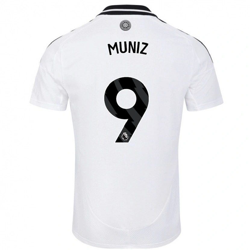 Danxen Kvinder Rodrigo Muniz #9 Hvid Hjemmebane Spillertrøjer 2024/25 Trøje T-Shirt
