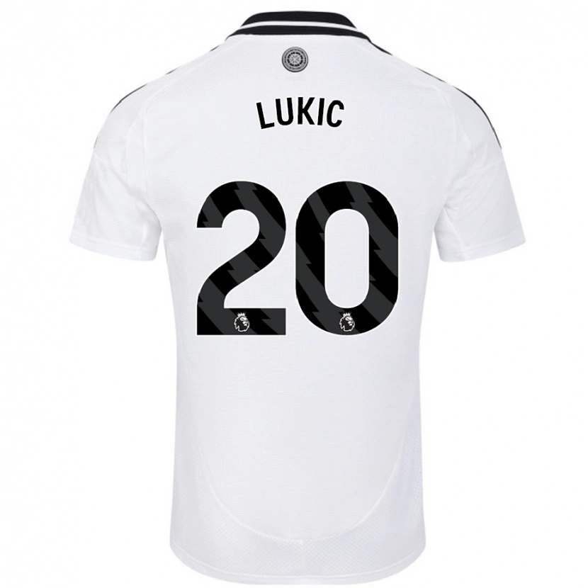 Danxen Kvinder Saša Lukić #20 Hvid Hjemmebane Spillertrøjer 2024/25 Trøje T-Shirt