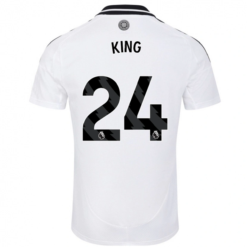 Danxen Kvinder Joshua King #24 Hvid Hjemmebane Spillertrøjer 2024/25 Trøje T-Shirt