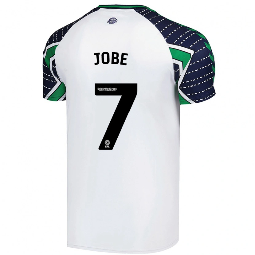 Danxen Kvinder Jobe Bellingham #7 Hvid Udebane Spillertrøjer 2024/25 Trøje T-Shirt