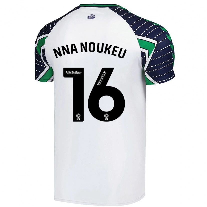 Danxen Kvinder Blondy Nna Noukeu #16 Hvid Udebane Spillertrøjer 2024/25 Trøje T-Shirt