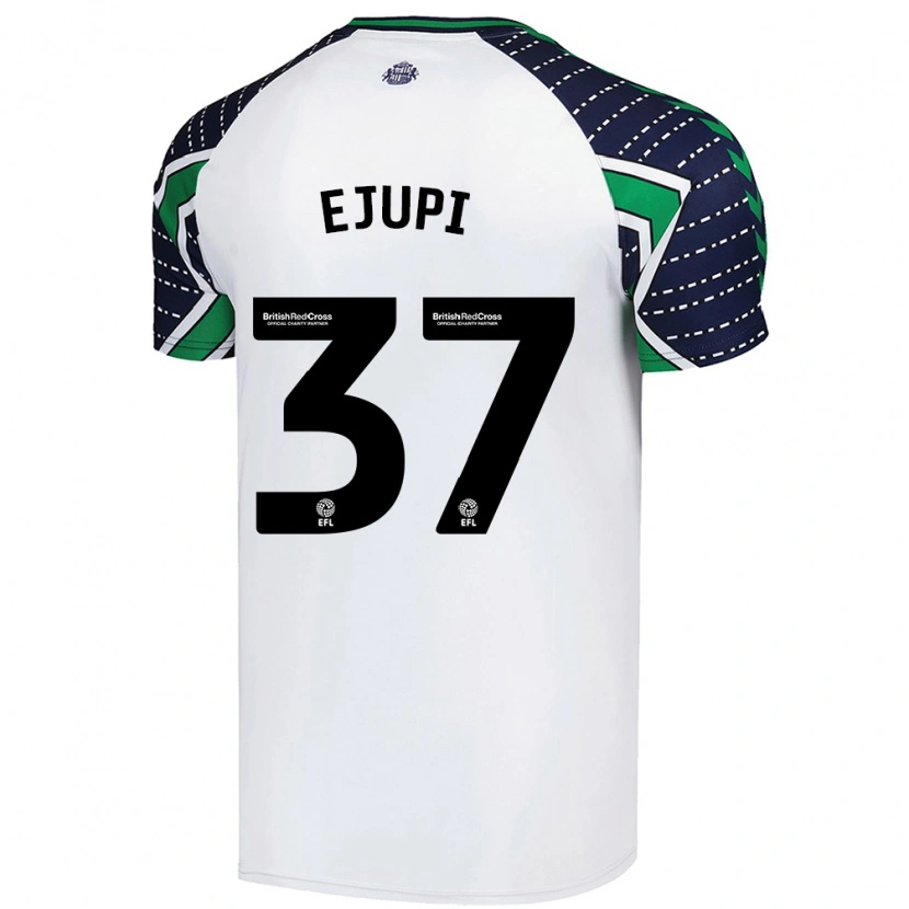 Danxen Kvinder Elizabeta Ejupi #37 Hvid Udebane Spillertrøjer 2024/25 Trøje T-Shirt