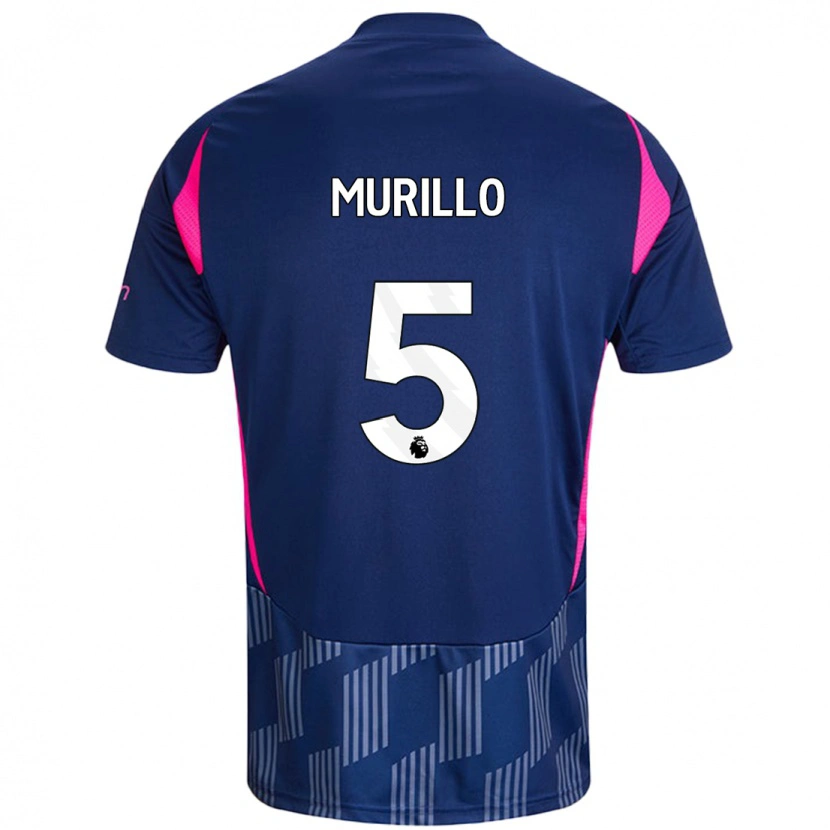 Danxen Kvinder Murillo #5 Kongeblå Pink Udebane Spillertrøjer 2024/25 Trøje T-Shirt