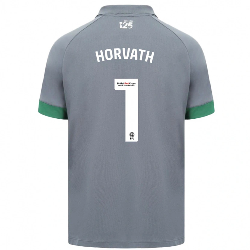 Danxen Kvinder Ethan Horvath #1 Mørkegrå Udebane Spillertrøjer 2024/25 Trøje T-Shirt