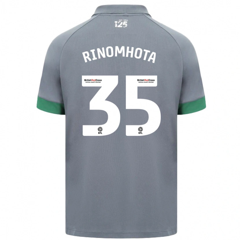 Danxen Kvinder Andy Rinomhota #35 Mørkegrå Udebane Spillertrøjer 2024/25 Trøje T-Shirt