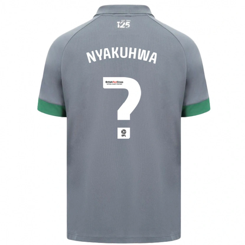 Danxen Kvinder Tanatswa Nyakuhwa #0 Mørkegrå Udebane Spillertrøjer 2024/25 Trøje T-Shirt