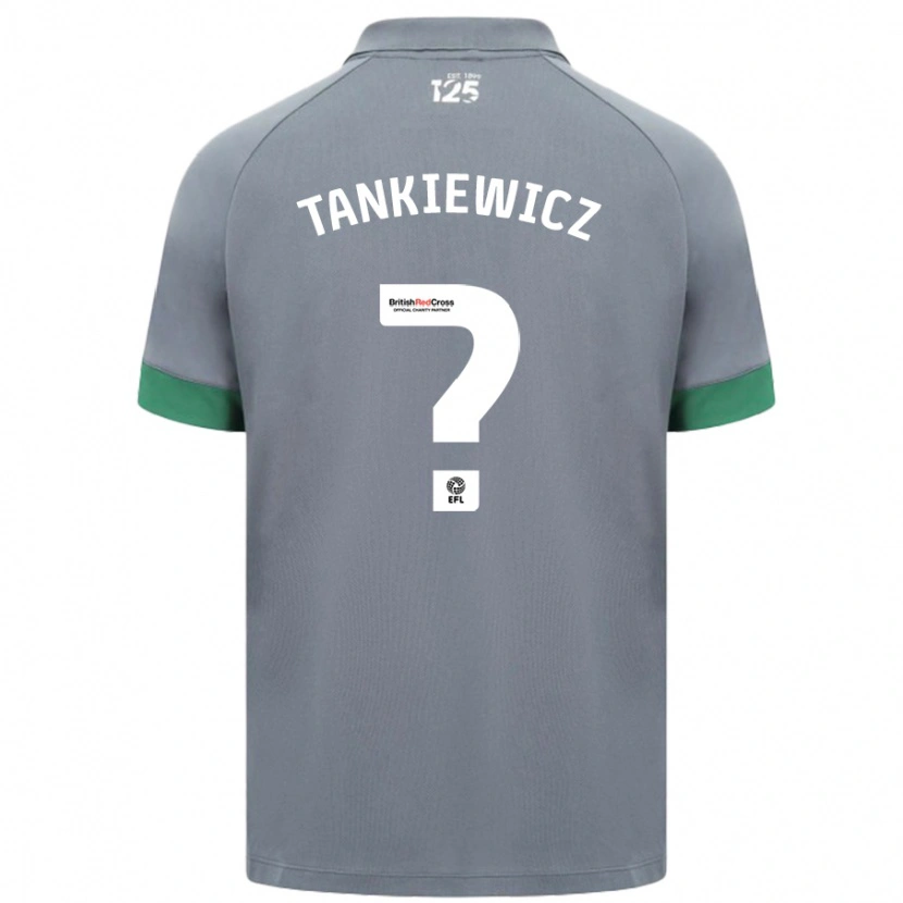 Danxen Kvinder Rob Tankiewicz #0 Mørkegrå Udebane Spillertrøjer 2024/25 Trøje T-Shirt